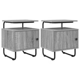 Bedside Cabinet 2 pcs Grey Sonoma 40 x 36.5 x 50 cm 8007642