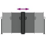 Retractable Side Awning Anthracite 120x1200 cm 4004793