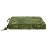 Seat Cushions SOEST 4 pcs 100% Polyester Leaf Design 944578