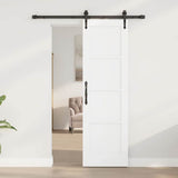 Sliding Door ORKDAL White 61 x 198.5 cm Solid Pine Wood 3333773