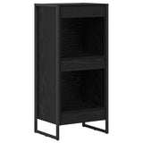 Book Cabinet Black Oak 40 x 30 x 86.5 cm Engineered Wood 886360