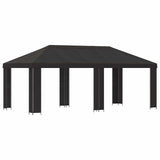 Garden Gazebo 6 x 3 m Anthracite Polyester and Steel 190 3376009