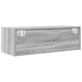 TV Cabinet Grey Sonoma 80x31x25.5 cm Engineered Wood 861518