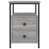 Bedside Cabinet Grey Sonoma 34x35.5x50 cm Engineered Wood 826019