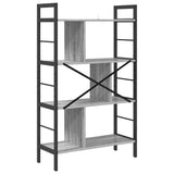 Bookshelf Grey Sonoma 75 x 30 x 123.5 cm Engineered Wood 883967