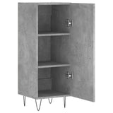 Sideboard Concrete Grey 34.5x34x90 cm Engineered Wood 828536