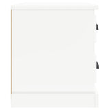 Bedside Cabinet White 60x39x45 cm 816360