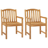Handcarved Rose Chair 2 pcs Natural 58 x 60 x 90 cm 42030012