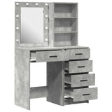 Dressing Table 2 pcs Grey 50 x 41 x 135 cm Engineered wood 3334203