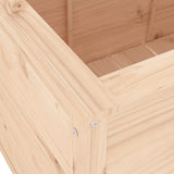 Garden Raised Bed 119.5x82.5x78 cm Solid Wood Pine 825310