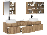 Bathroom Cabinet Set 5 pcs Artisan Oak Engineered Wood 3406598