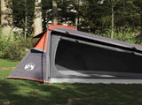 Camping Tent Tunnel 2-Person Grey and Orange Waterproof 94614