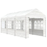 Gazebo with Roof White 6.69x2.28x2.69 m Polyethylene 3155479