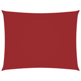 Sunshade Sail Oxford Fabric Rectangular 5x6 m Red 135659