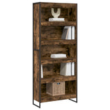 Book Cabinet 2 pcs Smoke Oak 80 x 30 x 189.5 cm Engineered Wood 3403012