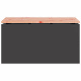 Garden Bench Black 80 x 40 x43 cm Steel 874898