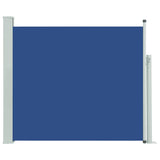 Patio Retractable Side Awning 100x300 cm Blue 48372