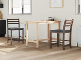 Dining Chairs 2 pcs Light Brown 40 x 47.5 x 99.5 cm 42020466