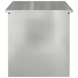 Outdoor Storage Box Silver 80 x 50.5 x 50 cm Steel 874572