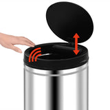 Automatic Sensor Dustbin 70 L Stainless Steel 322696