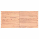 Table Top Light Brown 140x60xcm Treated Solid Wood Live Edge 363967