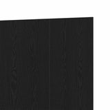 Bed Headboard Black Oak 160 x 1.5 x 80.5 cm Engineered Wood 862736