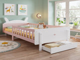 Wooden bed, Rabbit-Shaped Bed Frame, 3ft single bed 90190cm, Storage bed, Sturdy bed slats,With a N604P499973P