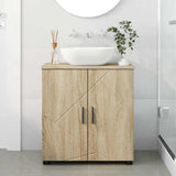 Bathroom Cabinet with Storage Sonoma Oak 61 x 35 x 64 cm 883286