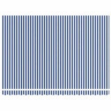 Retractable Awning Blue and white 450 x 300 cm Fabric, Metal 3330850