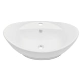 ZNTS Two Piece Bathroom Furniture Set Ceramic Oak 279329