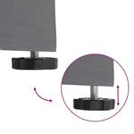 Outdoor Umbrella Base Dark grey wood look 45 x 45 x 31.5 cm 42010003
