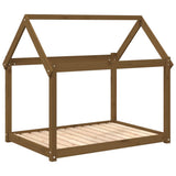 Dog Bed Honey Brown 111x80x100 cm Solid Wood Pine 822220