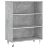 Highboard Concrete Grey 69.5x34x180 cm Engineered Wood 3198757