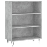 Highboard Concrete Grey 69.5x34x180 cm Engineered Wood 3198757