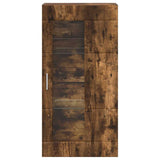 Wooden Cabinet Smoked Oak 50 x 29 x 100 cm Engineered Wood 880226