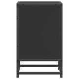 Bedside Cabinets 2 pcs Black 40x31x50 cm Engineered Wood and Metal 848700