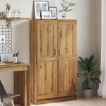 ZNTS Book Cabinet Artisan Oak 82.5x30.5x150 cm Engineered Wood 3345216