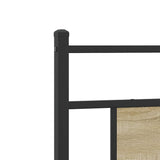Bed Frame without Mattress Sonoma Oak 100x190 cm Engineered Wood 4106974