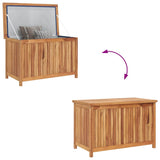 Garden Storage Box 90x50x58 cm Solid Teak Wood 315380