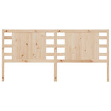 Headboard 206x4x100 cm Solid Wood Pine 818790