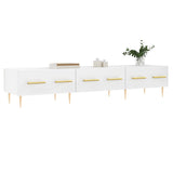 TV Cabinet White 150x36x30 cm Engineered Wood 829140