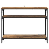 Console Table Old Wood 100 x 29 x 75 cm Engineered Wood 882199