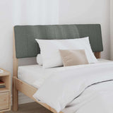 Upholstered Headboard Dark Grey 100 cm Solid Pine Wood 879245