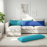 Cushion with Pillow HEERLEN 2 pcs Royal Blue Polyester 926236
