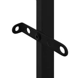 Firewood Rack Black 50x30x209 cm Steel 4018468