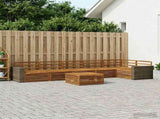 Outdoor Sofa Set 7 pcs Natural 79 x 79 x 37 cm 3383457