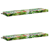 2-Piece Bench Cushions SOEST 2 pcs 100% Polyester Multicolour 949929