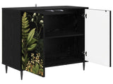 Sideboard RHENEN Black Oak 69 x 33 x 76 cm Engineered Wood 8006929