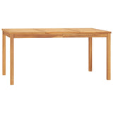 7 Piece Garden Dining Set Solid Wood Teak 3157932