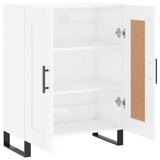Sideboard High Gloss White 69.5x34x90 cm Engineered Wood 830222